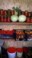 A bunch of food on a counter

Description automatically generated